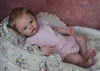 NPK 49CM Born Baby Girl Reborn Doll Prato Morbido Corpo coccolone Realistico Tocco Pelle 3D con vene visibili Art 240304