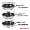 Pans Universal Stainless Steel Frying Pan Nonstick Wok Cooking Steak Pot Skillet Saucepan Induction Gas Stove Kitchen Cookware