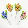 Decorative Flowers Easter Egg Tree Branch Artificial Plants DIY Painting Foam Eggs Ornaments Wedding Festival Party Home Table Decor