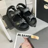 Sandales classiques pour femmes, pantoufles à carreaux, sandales de plage d'été, chaussures épaisses et imperméables, pantoufles confortables avec boîte