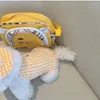 Vestuário para cães xadrez urso pet colete roupas de verão teddy camisola do que yorkshire fino pulôver filhote de cachorro enviar chapéu