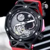 Top Fashion Luxury Brand Fr's 70th anniversary watch Tourbillon chronograph watch Fully automatic winding machinery Black PVD titanium inserts Wristwatches