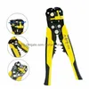 Overige bouwbenodigdheden Professionele Matic Wire Striper Cutter Stripper Crimper Tang 5 In 1Mtifunctional Shear Crim Elect3600 Drop Dhkcr