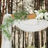 Guirlande de fleurs décoratives en pin réaliste, verdure artificielle de noël pour la décoration de la maison, ornement suspendu, fournitures de fête