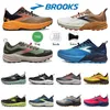 2024 Designer Brooks Runda Buty mężczyźni kobiety Brook Cascadia 16 start 9 Hyperion Tempo Triple Black White Mesh Sports Sports Treakers Męskie Treny