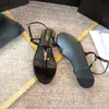 Cassandra sandalet terlik hafif altın logo slayt orijinal deri kaydırıcılar düz topuk moda gündelik ayakkabı yaz kadın erkekler seksi katır lüks tasarımcı loafer sandale hediye