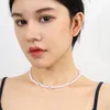 Collane a ciondolo 2024 Fashion Heart Pearl Perline per Women Charm Clavicle Chain Party Wedding Jewelry Accessori