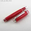 Canetas-tinteiro Canetas-tinteiro Jinhao 82 Caneta-tinteiro personalizada em acrílico vermelho EF/F/M/Bent Nib Golden Trim com conversor de caneta de escrita Q240314