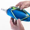 Taschen Aonijie laufen Handheld 500 ml Wasserflasche Kesselhalter Handgelenk Telefon Aufbewahrung Beutel Weichflasche Marathon Race E908
