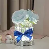 Table Lamps 1pc Rechargeable Table Lamp Rose Crystal Table Lamp Rechargeable Cordless Rose Light 3 Colors Dimmable Flower Lamp Romantic LED Rose Lamp For Bedro