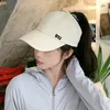 Bollmössor hög utomhus baseball cap kvinnor sommar tom svans sol visir hattar mode klassiker löpande sport solcreen snapback hatt