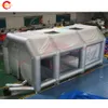 Gratis Schip 10mLx6mWx4mH (33x20x13.2ft) Zilverkleurige Opblaasbare Verfcabine Voor Auto Spuitcabine Luchtfilter Tenten Garage Tent