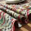 Table Cloth Bohemian Jacquard Colorful Geometric Runner Home Fabric Decorative Towel Cupboard Cover Manteles De Mesa