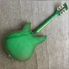 Green Semi Hollow Body Rick 360 Electric Guitar 12 Strings Guitar in Cherry Burst Color, All Color finns tillgängliga, grossist