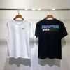 여름 남자 T 셔츠 디자이너 Tshirts Mens 패션 마운틴 레터 인쇄 그래픽 티 라운드 넥 풀 오버 짧은 슬리브 탑면 스웨트 셔츠 3 색