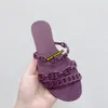 Pantofole firmate ad incastro per le donne Famosi sandali con diapositive di lusso Nero Bianco Rosa Sandali con cinturini in gomma Sandali estivi da donna Hereme Scarpe da spiaggia taglia 35-41