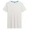 Męskie koszulki T-shirt czysty biały kolor dostosowywany bawełniane ubrania robocze dostosowane do mężczyzn HARAJUKU