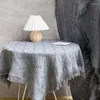 Table Cloth Tablecloth Wedding Decoration Pography Accessories White Tassel Lace Party Cover