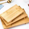 Bambus-Sushi-Brett, japanische und koreanische Küche, rechteckiges Tablett, Servierplatte, Kochen, Sashimi-Geschirr, Holzplatte 240304