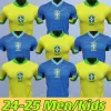 Richarlison futbol formaları Brasil Raphinha Vini Paqueta Antony 24 25 Dünya Kupası Milli Takım Gömlek Kitleri İsa Casemiro Brazils Martinelli Rodrygo Futbol Kids Kit