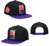 2024 Basquete Americano "Suns" Snapback Chapéus 32 Equipes Designer de Luxo HOU OKC PHI LAC Casquette Chapéu Esportivo Strapback Snap Back Ajustável Cap A4