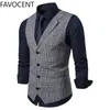 Mens Suit Vest Fashion Slim Fit Thin Plaid Men Waistcoat Tops Business Man England Style Man Leisure Suits 240312