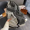 Lenços inverno quente cashmere cachecol feminino pashmina grosso xale cobertor bufanda viagem impressa