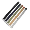 Watch Bands Fashion Nylon Cowhide Waterproof Comfortable Men Women Watchband Genuine Leather Knitted Integrated Universal Strap