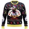 Herrspårsfall Killua Zoldyck V2 Hunter X Hunter Ful Christmas Sweater Gift Santa Claus Pullover Men 3D Sweatshirtl2402