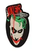 Joker ansikte punk broderad patch järn på klädlappar för klädfilm The Dark Knight Badges klistermärken plagg applikationer8593831