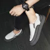 Icke-varumärke grossist slip-on handgjorda tygskor loafers casual skor platt mode promenadskor för män