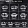 999 sterling silver ring with a female niche design that can be adjusted. New 2024 model 925 silver non fading couple ring male live mouth