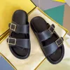 10a En Kalite Hisset Sandal Termeri Yaz Sıradan Ayakkabı Havuz Tuval Lüks Tasarımcı Lady Sunny Sunny Geri Deri Deri Slide Slide Slide Klasik Kadınlar Sliders Hediye Kutu
