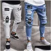 Men'S Jeans Fashion Men Designer Jeans Stretch Hip Hop Cool Streetwear Biker Hole Ripped Skinny Slim Fit Pencil Pants5038639 Drop Del Dhoew