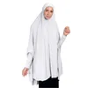 Ropa étnica Khimar Overhead Hijab Mujeres musulmanas Tops Burqa Pull On Head Bufanda Eid Ramadán Oración Ropa Islámica Caftan Abaya Vestido