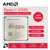 AMD Nieuwe Ryzen 7 5700X R7 5700X 3,4 GHz 8-Core 16-draads CPU-processor 7NM Socket AM4 Desktop Gamer Ryzen-processor 7 Accessoires