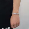 Collier en os Hip Hop pour hommes et femmes, chaîne de collier en Zircon complet de 10mm, personnalisé, marque tendance, bijoux de Bracelet pour hommes et femmes, nouvelle collection