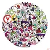 Bilklistermärken 50st/Lot Animation Alien Invader Zim Iti Sticker Dekorativ anteckningsbok skateboard hjälm Kids Gift Toy Collection Waterpro Otdoh