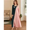 Etnische Kleding Marokkaanse Kaftan Kwastje Moslim Vrouwen Abaya Islamitische Saudi Arabische Gewaad Dubai Caftan Eid Ramadan Jalabiya Vestid...