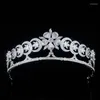 Pinces à cheveux diadème en croissant de duchesse de Teck pour mariage, diadèmes de princesse en cristal, couronne de mariée, bijoux