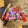 Decompressiespeelgoed Magisch digitaal Circus Pomni Jax Sile Cartoon sleutelhanger Pop vullen Kinder kerstcadeau Drop levering speelgoed cadeau Otblm