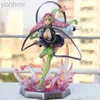 Aksiyon oyuncak figürleri anime iblis slayer kanroji mitsuri gk heykel pvc eylem figürü kimetsu no yaiba seksi kızlar heykelcik 21cm ldd240314