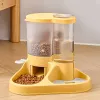 Feeding Large Capacity Dog Feeder Automatic Cat Drinker Water & Food Dispenser Pet Drinking & Feeding Bowl For Dogs Cats Food Storage