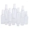 Butelki do przechowywania 150 ml 200 ml 250 ml przenośna butelka sprayu przezroczystość mini plastikowe puste kosmetyki próbka rurka testowa cienkie fiolki do podróży