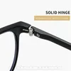 Solglasögon TR90 Big Frame Oval Reading -glasögon för äldre Anti Blue Light Recept SPECTACLES Magnifier 0 1.0 1.25 till 4.0