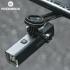 ROCKBROS Fietslicht 1500LM1000LM Aluminium Type C Opladen Slimme koplampen Hangende versie LED-lamp Fietsenkoplampen 240311