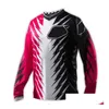 Motorcykelkläderhastighet Surrender Mountain Bike Jersey Jacket Långärmad sommarofferskjorta snabbtorkande anpassade utomhussport T ot9iq