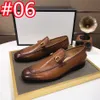40Style Designer tofflor män kvinnor loafers skor äkta läder sandaler lyxklänning skor hästbit halv drag prinsetad metallkedja sko kohud storlek 6.5-12