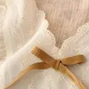 French Vintage Rose Pajamas Women Cotton Home Clothes Loose Long Sleeves Pijama Sexy Mujer V-Neck Conjuntos Feminino Elegante 240313