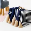 Barnstrumpor 5pairs/Lot 2023 Baby Socks for Kids Girls Boy Cotton Stripe Cartoon Animals Summer Toddler Sticked Socks Newborn Bebe Clothes YQ240314